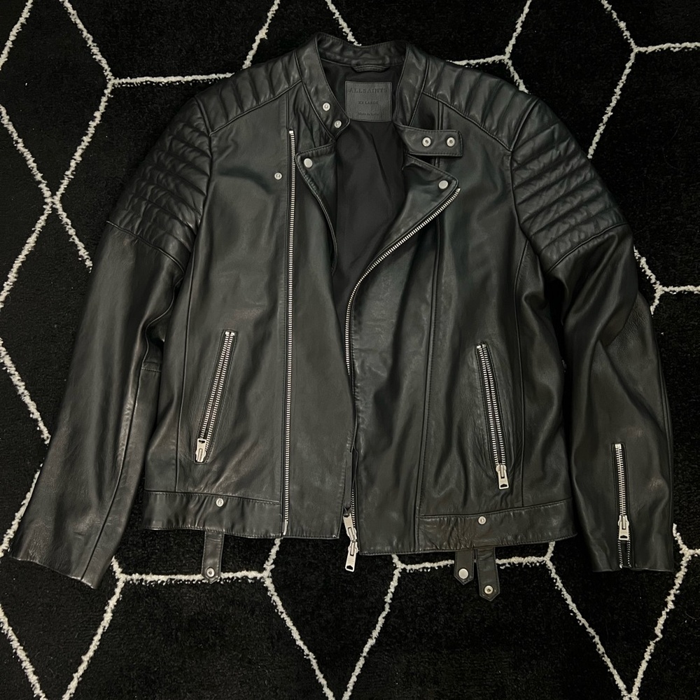 All Saints 2xl leather jacket. Worn once